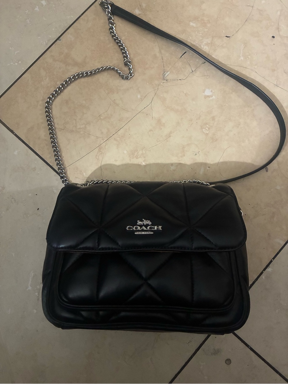 Coach klare crossbody 25 black quilted leather bag - Picture 3 of 14